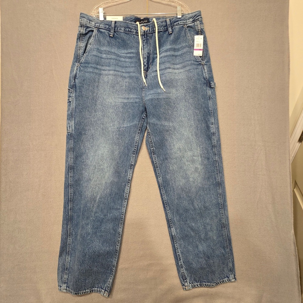 Aeropostale Womens/Mens Carpenter Denim Blue Jeans Size XXL New with Tags